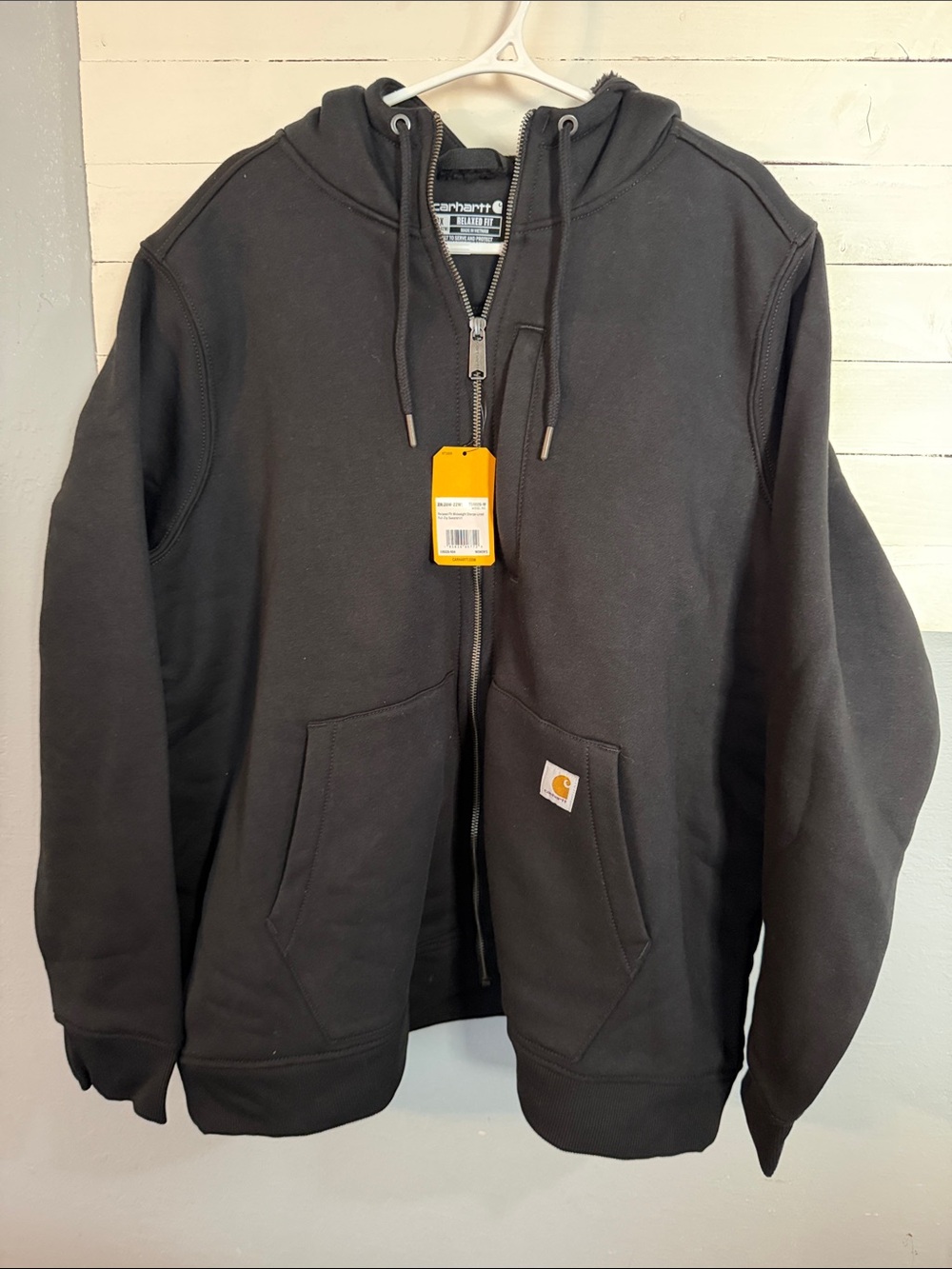 Carhartt Women's Relaxed Fit Midweight Sherpa-Lined Full-Zip Sweatshirt